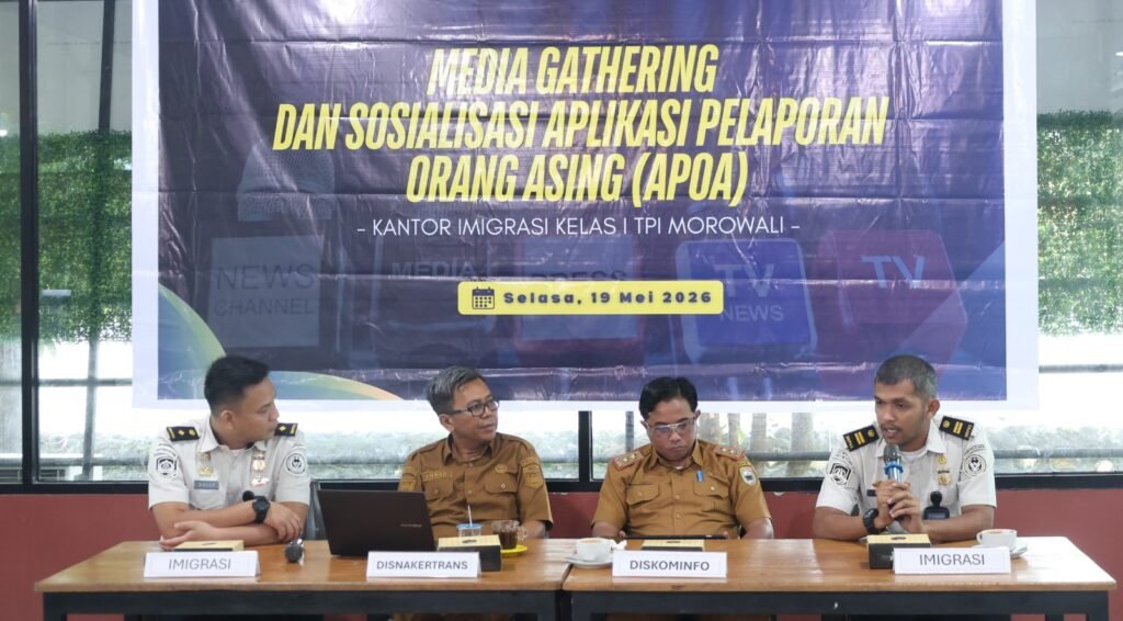 Mudahkan Pengawasan WNA, Imigrasi Morowali Kenalkan Aplikasi APOA ke Publik