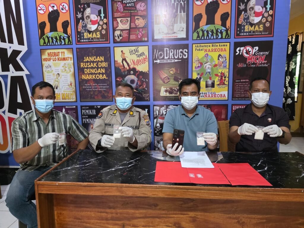 Polres Morowali Utara Tangkap Pengedar di Ganda-Ganda, Sita 74,95 Gram Sabu