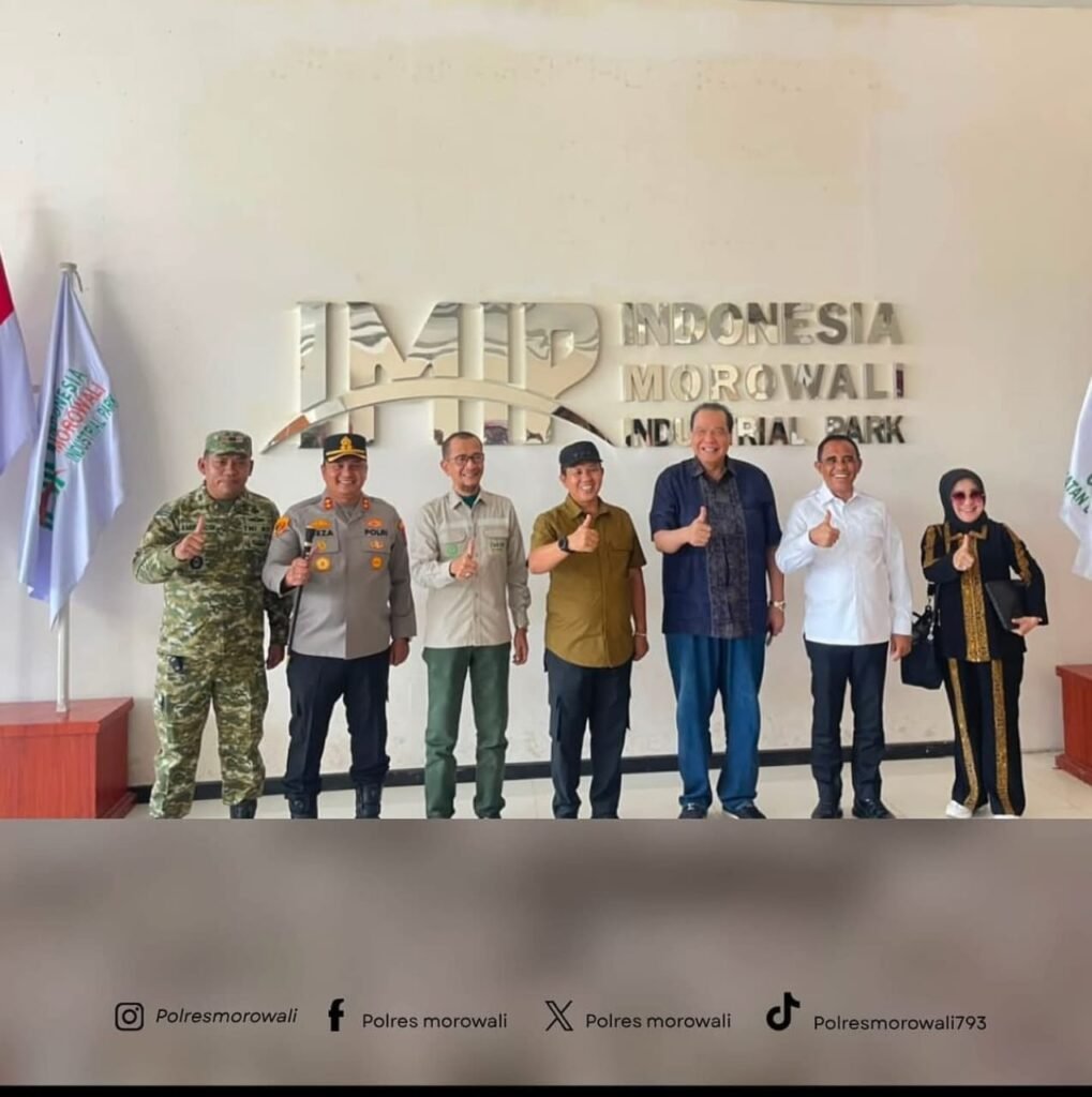 Gubernur Anwar Hafid dan Chairul Tanjung Tinjau Proyek Strategis di Kawasan Industri NEMIE